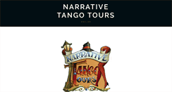 Desktop Screenshot of narrativetangotours.com